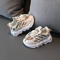 Tenisice za djevojčice, dječje cipele s LED osvjetljenjem na vezanje, dječje Ležerne cipele za hodanje 27 veličina