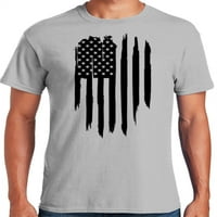 Grafička Amerika 4. srpnja Dan neovisnosti muške majice američke zastave