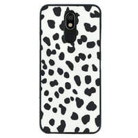 Torbica za telefon s leopard kravljim printom za poklon za žene i muškarce, mekana silikonska futrola s leopard