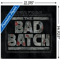 Zidni poster s logotipom Ratova zvijezda: loša serija, 14.725 22.375