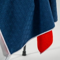Reverzibilni ručnik za golf od mikrovlakana, tamnocrveni
