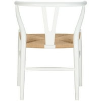 Poly & Bark tkana stolica u bijeloj boji