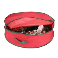 24 crveno-zelena vrećica za pohranu božićnog vijenca