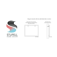 Stupell Industries Raccoon Lounging kabel Telefon živopisna tirkizna pozadina Grafička umjetnost crna uokvirena