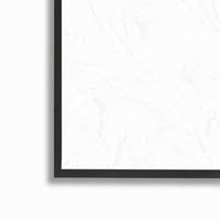 Stupell Industries Tajanstvena apstraktna priroda mutna magla akvarelna scena slika crno uokvirena umjetnička