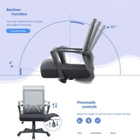 Uredska stolica izbor mrežasta stolica sa srednjim naslonom s lumbalnom potporom radna stolica ergonomska izvršna