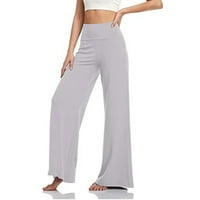 Trenažne kratke hlače, Plus Size kratke hlače, Ženske modne jednobojne rastezljive joga hlače visokog struka,