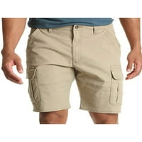 Lagane Muške kratke hlače s patentnim zatvaračem za aktivnosti na otvorenom, brzo sušeće rastezljive Ležerne teretne