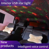 Tiitstoy božićni uzorak snježne pahuljice USB Unutarnji u automobilu, laseri lasera svjetlost projektora