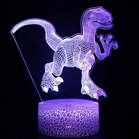 ; Daljinski upravljač šarena kreativna poklon Svjetiljka na dodir noćna svjetiljka s uzorkom drveta u tri boje