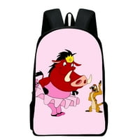 Ruksak za učenike Kralj lavova sladak, spektakularan, atraktivan dizajn ruksaka za osnovnu školu s torbom na rame