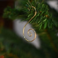 Kuke za božićne ukrase vješalica za božićno drvce izvrsna za ukrašavanje božićnog drvca-zlato