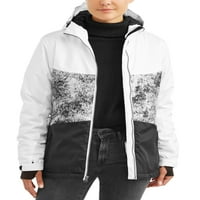 Iceburg žena s uzorkom izolirana skijaška jakna