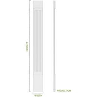 8 mn 82 Mn 2 MNN obični PVC pilastar sa standardnim kapitelom i bazom