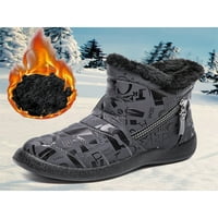Kesitin vodootporne zimske djevojke cipele snježne čizme klizne na toploj veličini gležnja