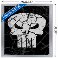 App-Punisher-logo 16.5 24.25 uokvireni Poster