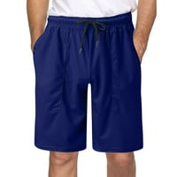 Svestrane kratke hlače za muškarce Capri, duge keper teretne kratke hlače ispod koljena,pamučne, široke, Ležerne,