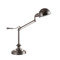 International 24,5 h Moderna srebrna stolna svjetiljka