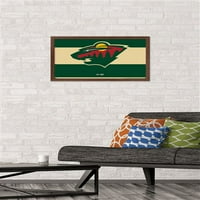 Divlji Minnesota - plakat s logotipom na zidu, 14.725 22.375