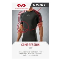 McDavid Sport Compression majica s kratkim rukavima, crnom, odraslim malim