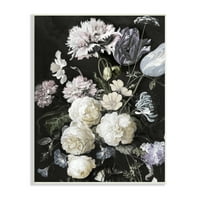 Stupell Industries Klasični cvjetni aranžman Vintage izblijedjeli tonovi zauzeti cvjetovi, 19, dizajn Angela McQueen
