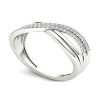 1 6CT TDW Diamond S sterling srebrni modni prsten