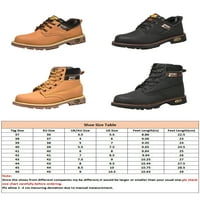 Muške radne čizme za muškarce, sportske zaštitne cipele, Ležerne cipele sa srednjom beretkom, crne 7