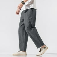 Muške kratke hlače širokog kroja od ravnog pamuka ljetni modni fit prozračna ležerna ulična odjeća Muške hlače
