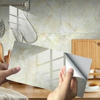 Mramorna uklonjiva samoljepljiva pločica za kuhinjske obloge zidna naljepnica naljepnica za kupaonske pločice