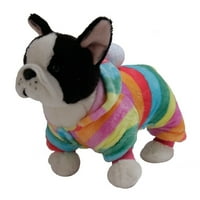 Zimski pas za kućne ljubimce, štene, toplo odijelo s printom zvijezde, mekani kaput, jakna s kapuljačom, stil