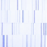 Moderni pravokutni tepisi u jednobojnoj plavoj boji koji se mogu prati u perilici, 4' 6'