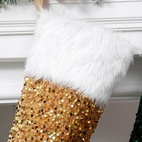 Božićni slatkiš torba scena izgled svijetle boje lijepa božićna zabava dekor čarapa privjesak