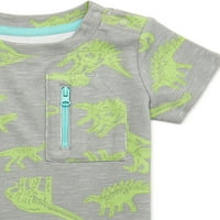 Set majica, majica i kratkih hlačica za dječake od 3 komada, veličine od 0 do 3 mjeseca
