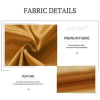 Subrte fau svilena polu-sherska prozorska elegancijama za zavjese za drapiranje i čvrste grickalice za spavaću
