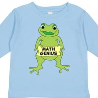 Inktastična matematička genijalna žaba poklon mališani dječak ili majica s dugim rukavima majica