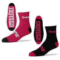 Muškarci za bosim nogama Nebraska Huskers Team Trock dužine čarape