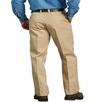 Originalne Muške hlače u donjem i donjem dijelu običnog kroja s ravnim nogavicama i ravnim prednjim dijelom