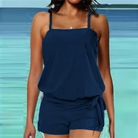 Rasprodaja ženskih kupaćih kostima Plus size ženski dvodijelni kupaći kostimi jednobojni kupaći kostimi za kontrolu