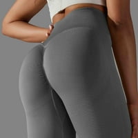 Usmixi Clearceans Deals joga hlače za žene joge noge za žene lagane rastezljive vježbe visokog struka sportovi