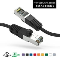 12ft cat.5e zaštićena zakrpa oblikovana kabelska stopala Gigabit LAN Network kabel RJ velike brzine kabel zakrpa,