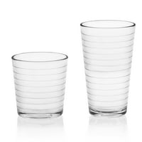 16-dijelni set čaša za vino i kristalno staklo