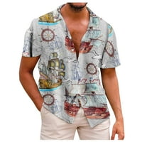 FOPP Prodavač dizajnera proljetne ljetne muške ležerne pamučne pamučne košulje kratkih rukava labave košulje s