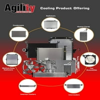 Agility Auto dijelovi C kondenzator za Hyundai specifične modele odgovara odabiru: 2012- Hyundai Elantra, Hyundai