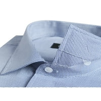Muške klasične redovne košulje za fit haljine košulje dugih rukava Košulja pamučna teksturirana košulja za
