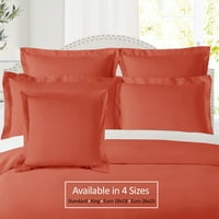 Set Jastučnica od 2 jastučnice za bračni krevet Premium serije, narančasta, Euro 18 18
