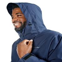 Muška izolirana jakna s kapuljačom s kapuljačom, do veličine 3 inča