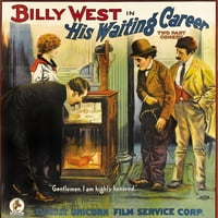 Njegova karijera čekanja s desne strane: Billy West filmski plakat Masterprint