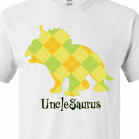 Inktastični ujakarus triceratops u majici žute argyle