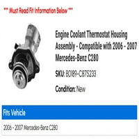 Kućište sklopa termostata rashladne tekućine motora-kompatibilno s-in-in-In280