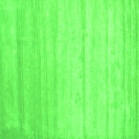 Ahgly Company Unutarnji kvadratni kruti zeleni zeleni moderni prostirke, 7 'Trg
